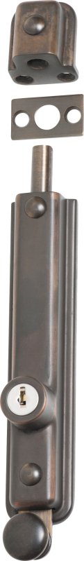 Tradco Locking Surface Mount Bolts Key Operated Available In Various Finishes