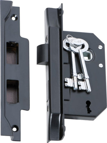 TRADCO REBATED 3 LEVER MORTICE LOCK BACKSET 44MM