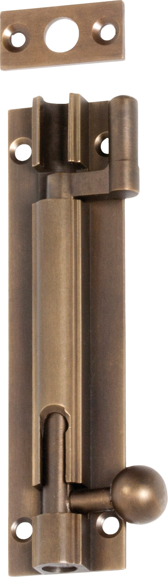 TRADCO BARREL BOLT OFFSET IN VARIOUS FINISHES AND SIZES