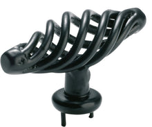 TRADCO TWIST PULL HANDLE IRON MATT BLACK L65XP37MM