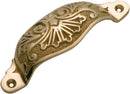 Tradco Ornate Cupped Drawer Pull
