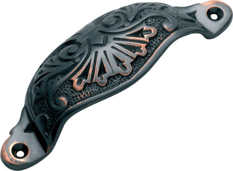 Tradco Ornate Cupped Drawer Pull