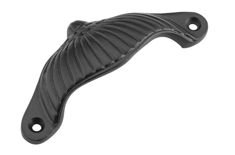 Tradco Drawer Pull Fluted CI Antique Finish 105x40mm