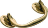 Tradco Trunk Handle Polished Brass 120x68mm
