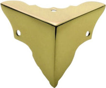 TRADCO LARGE BOX CORNER SB POLISHED BRASS 47X47X40MM