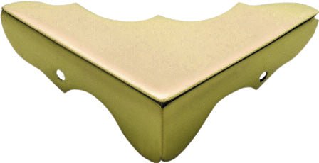 Tradco Small Box Corner SB Polished Brass 32x32x12mm