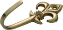 TRADCO CURTAIN TIE BACK HOOK FLEUR DE LIS