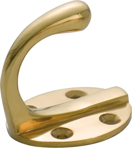 TRADCO SINGLE ROBE HOOKS OVAL BACKPLATE