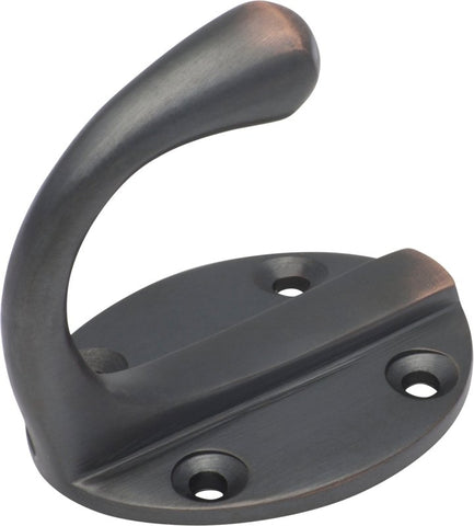 TRADCO SINGLE ROBE HOOKS OVAL BACKPLATE