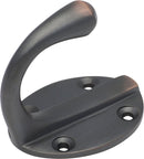 TRADCO SINGLE ROBE HOOKS OVAL BACKPLATE