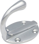 TRADCO SINGLE ROBE HOOKS OVAL BACKPLATE