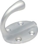 TRADCO SINGLE ROBE HOOKS OVAL BACKPLATE