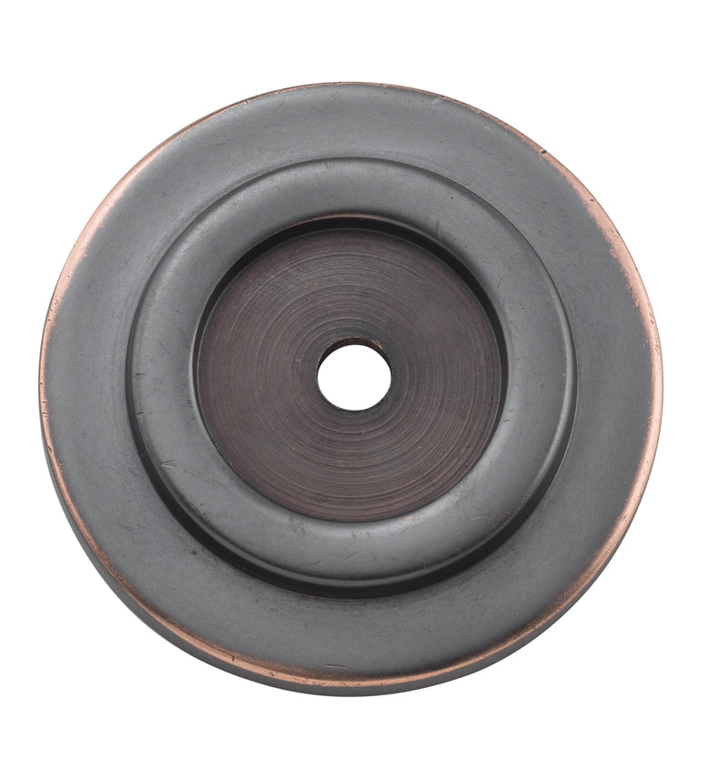 TRADCO DOMED CUPBOARD KNOB BACKPLATE