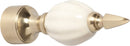 TRADCO CURTAIN FINIALS 92X28MM