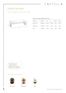 Castella Linea Italiana Square Knob