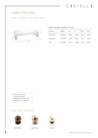 Castella Linea Italiana Handle
