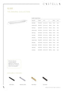 Castella Slide Flush Pull Cabinet Handle