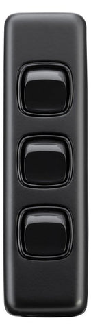 TRADCO SWITCH ROCKER 3 GANG 30X108MM