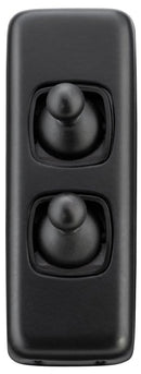 Tradco Switch Toggle 2 Gang 30x82mm