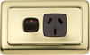 TRADCO SINGLE POWER POINT 115X72MM