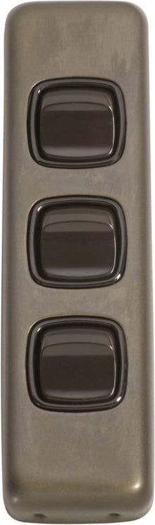 Tradco Switch Rocker 3 Gang 30x108mm