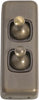 Tradco Switch Toggle 2 Gang 30x82mm