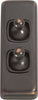 Tradco Switch Toggle 2 Gang 30x82mm