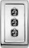 Tradco Switch Toggle 3 Gang 72x115mm