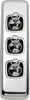 Tradco Switch Toggle 3 Gang 30x82mm
