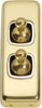 Tradco Switch Toggle 2 Gang 30x82mm