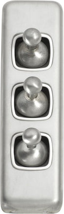 Tradco Switch Toggle 3 Gang 30x82mm