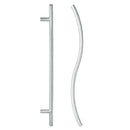 LOCKWOOD ENTRANCE PULL HANDLE 147X450SSS 450MM SATIN STAINLESS STEEL PAIR - primehardware