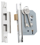 TRADCO REBATED 5 LEVER MORTICE LOCK BACKSET 57MM
