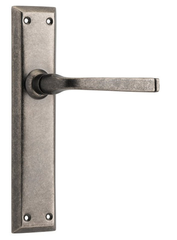 TRADCO MENTON LEVER DOOR HANDLE ON LONG BACKPLATE - CUSTOMISE TO YOUR NEEDS