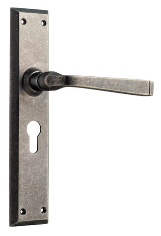 TRADCO MENTON LEVER DOOR HANDLE ON LONG BACKPLATE - CUSTOMISE TO YOUR NEEDS