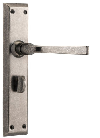 TRADCO MENTON LEVER DOOR HANDLE ON LONG BACKPLATE - CUSTOMISE TO YOUR NEEDS