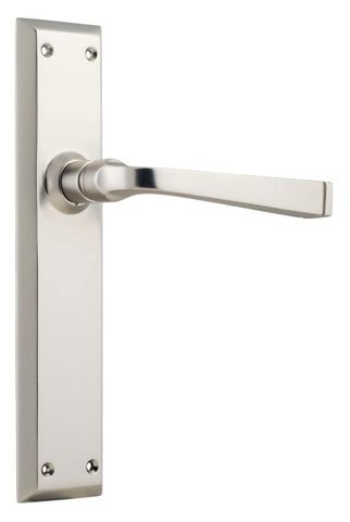 TRADCO MENTON LEVER DOOR HANDLE ON LONG BACKPLATE - CUSTOMISE TO YOUR NEEDS