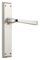 TRADCO MENTON LEVER DOOR HANDLE ON LONG BACKPLATE - CUSTOMISE TO YOUR NEEDS