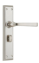 TRADCO MENTON LEVER DOOR HANDLE ON LONG BACKPLATE - CUSTOMISE TO YOUR NEEDS