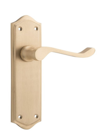 TRADCO HENLEY LEVER DOOR HANDLE ON SHOULDERED BACKPLATE