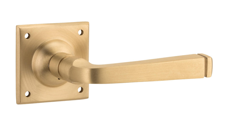 TRADCO MENTON DOOR LEVER HANDLE ON SQUARE