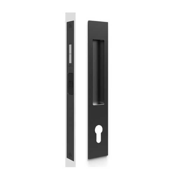 MARDECO 'M' SERIES FLUSH PULL EURO LOCK SET KEY LOCKING FOR TIMBER AND ALUMINUM DOORS - AVAILABLE IN VARIOUS FINISHES