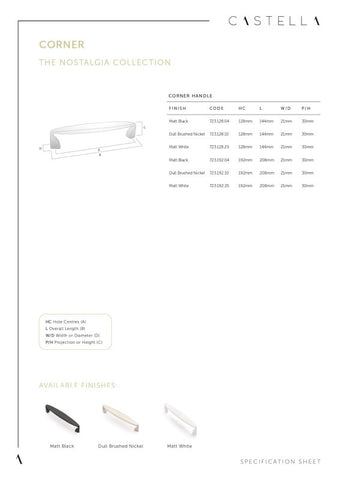 Castella Geometric Corner Handle