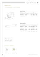 Castella Contour Gradient Cabinet Knob