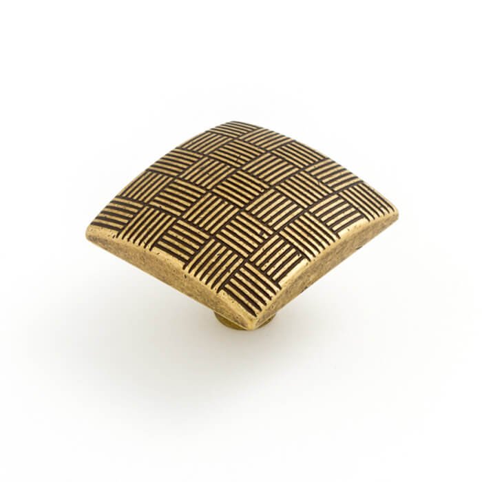 Castella Geometric Tesselate Cabinet Knob