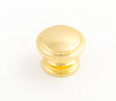 Castella Heritage Sovereign Cabinet Knob Polished Gold