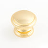 Castella Heritage Sovereign Cabinet Knob Polished Gold