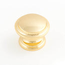 Castella Heritage Sovereign Cabinet Knob Polished Gold