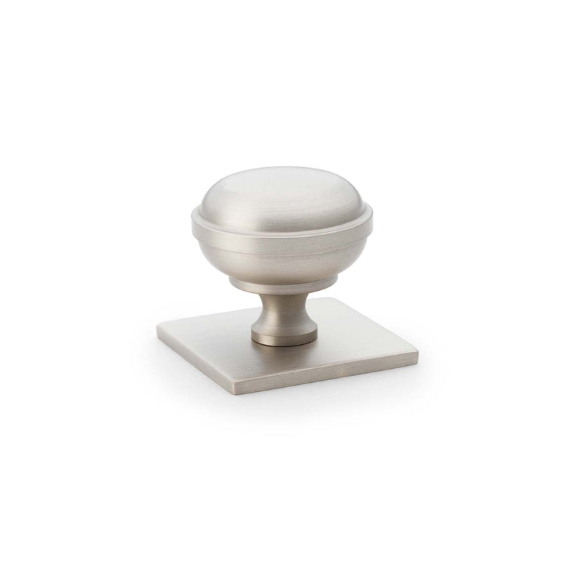 Castella Hastings Cabinet Knob on Backplate 34mm