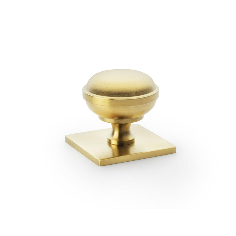 Castella Hastings Cabinet Knob on Backplate 34mm